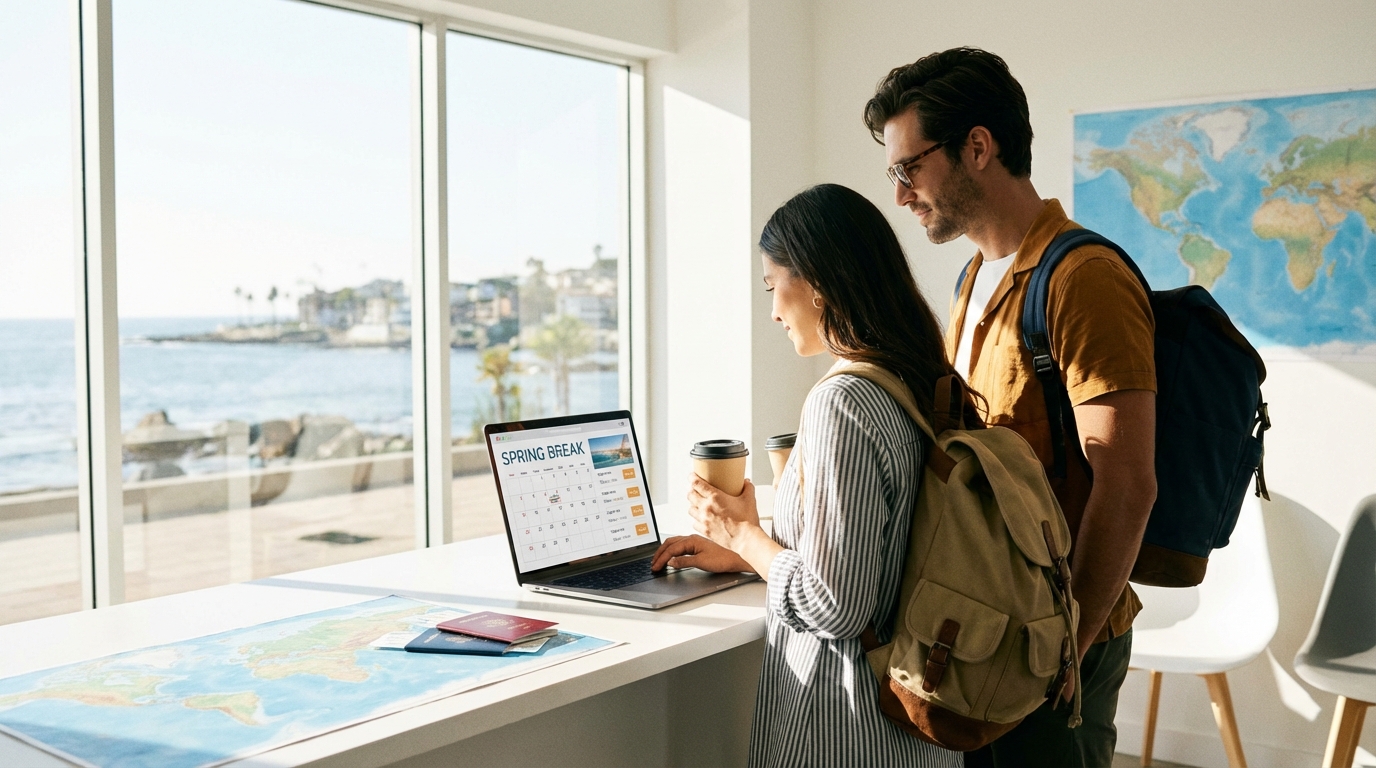 Best Time to Book Flights for Spring Break