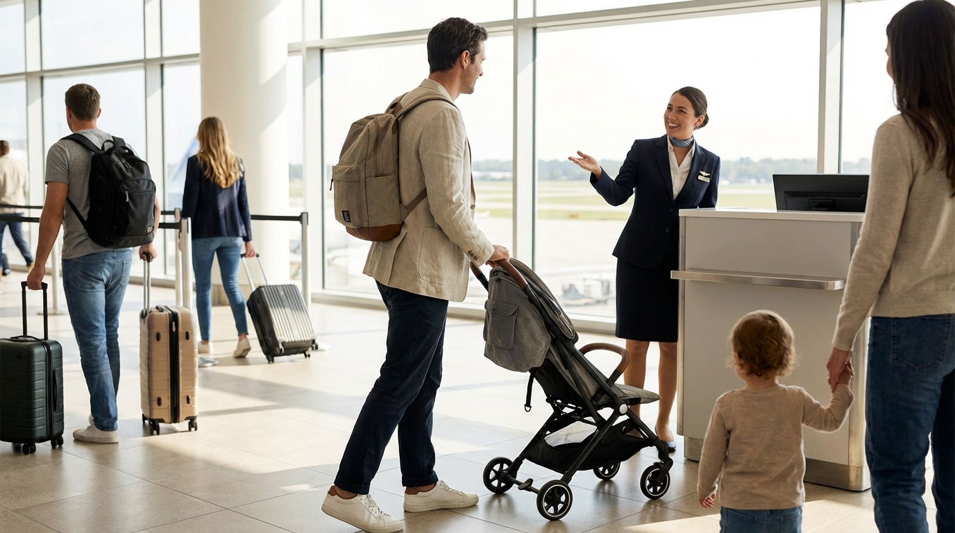 Can You Bring a Stroller on a Plane?