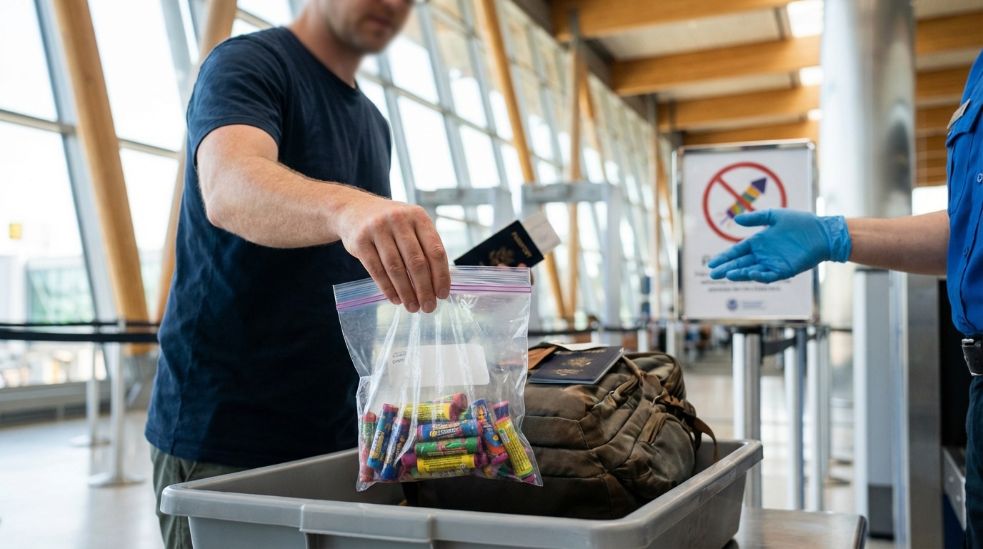 Can You Bring Fireworks on a Plane?