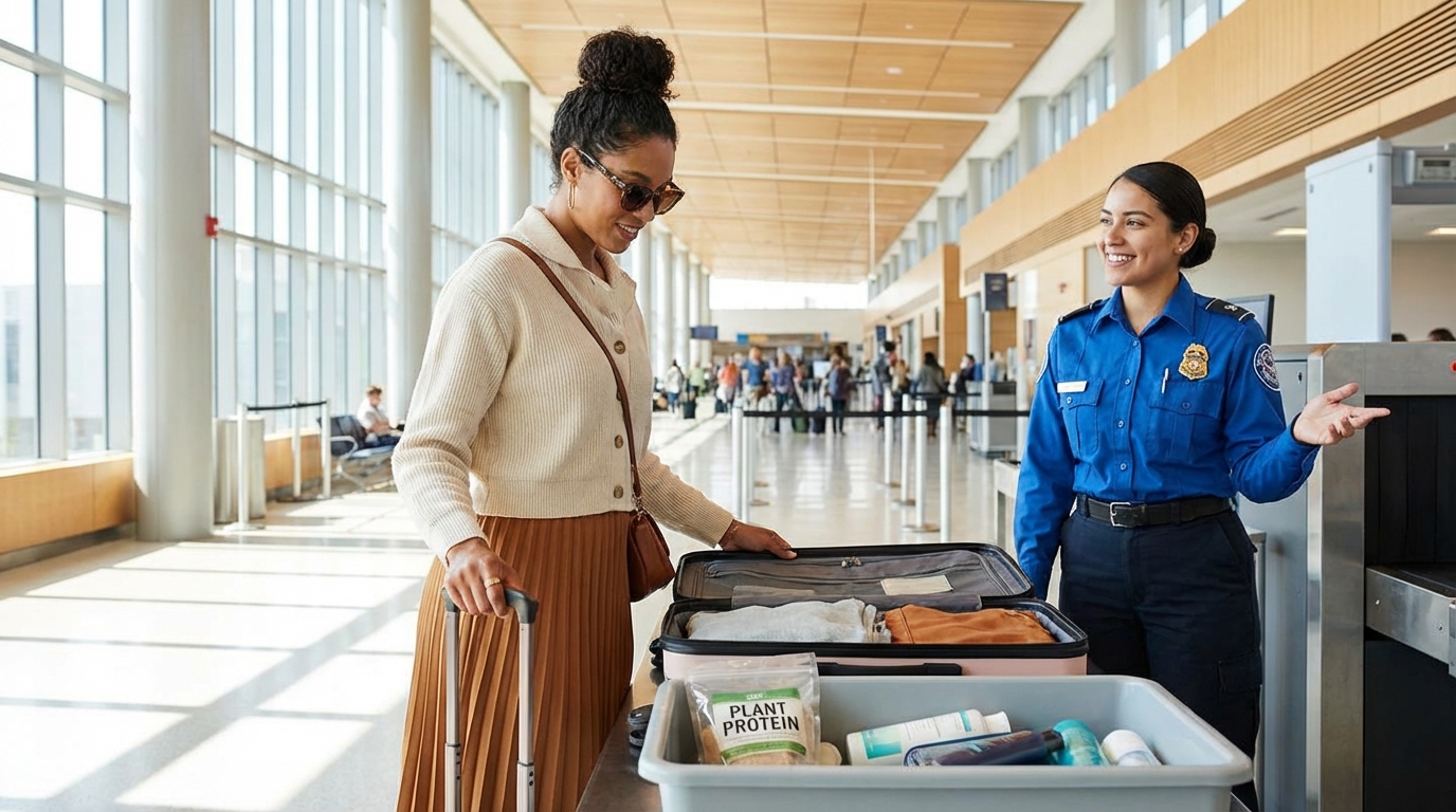 Can You Bring Protein Powder on a Plane?