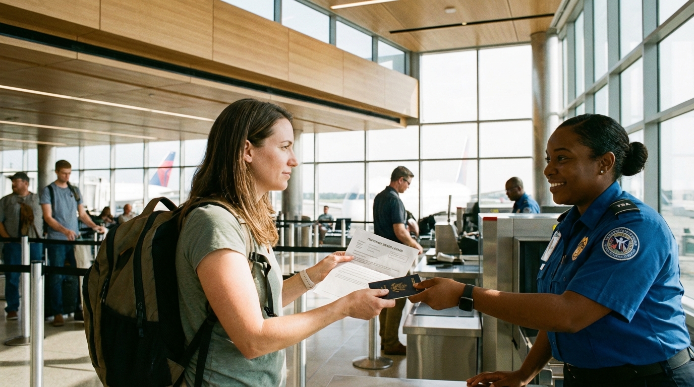 Can You Get On A Plane With A Temporary ID?