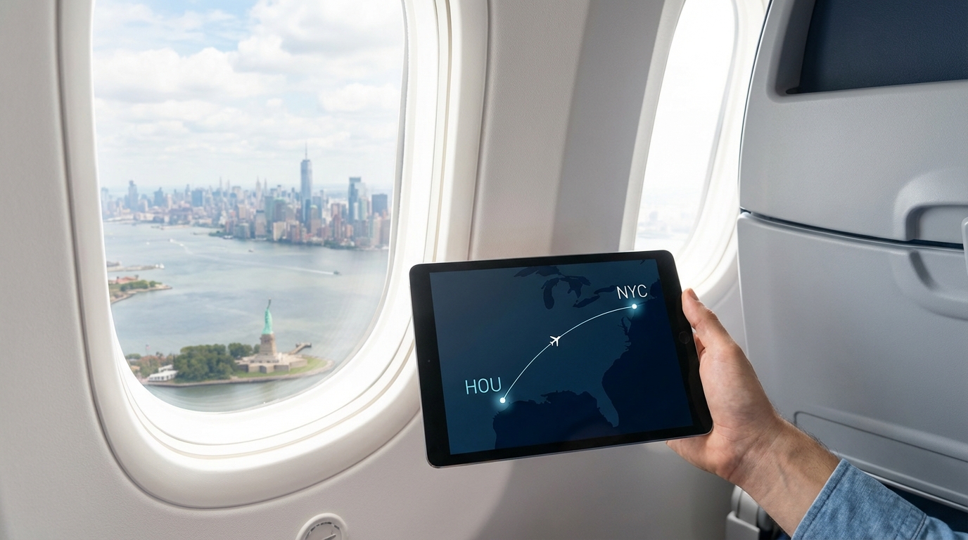 Flight Time To New York From Houston