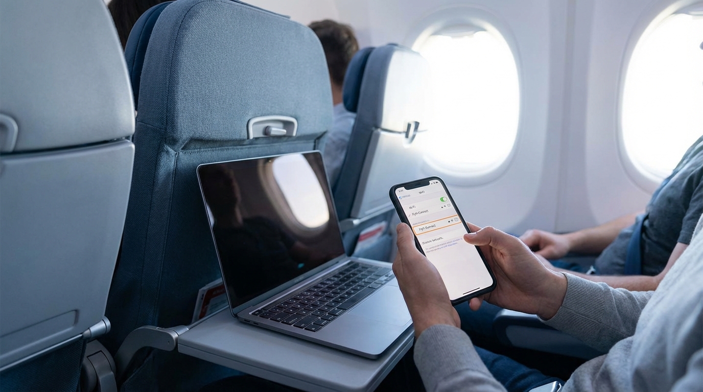How to Connect to Airplane WiFi
