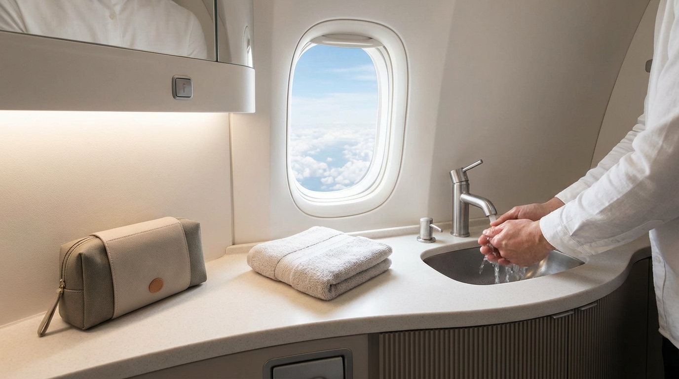 How to Use an Airplane Bathroom