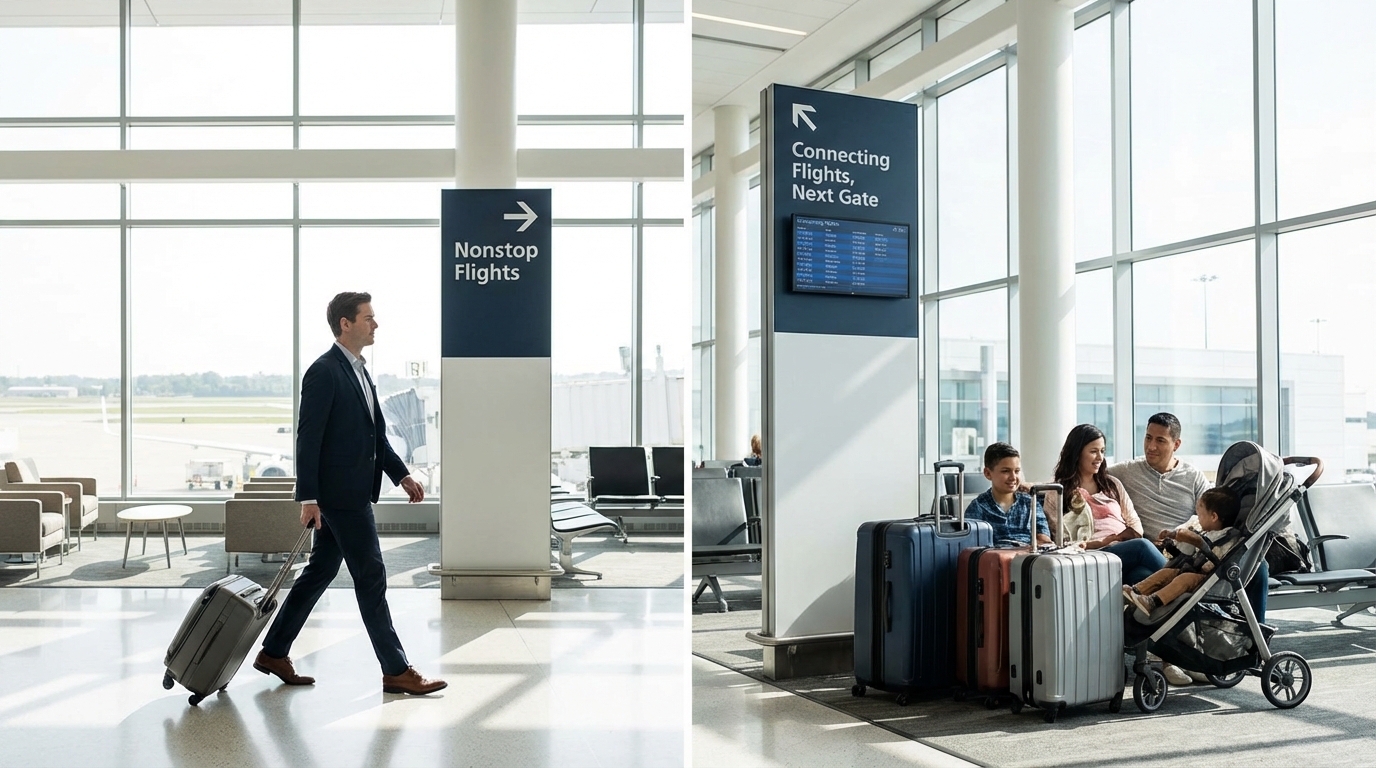 Nonstop vs Connecting Flights: Worth the Price?