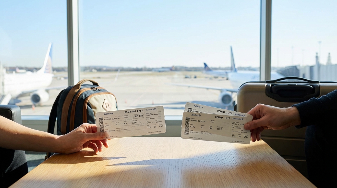 One Way vs Round Trip Flights: Which Is Cheaper?