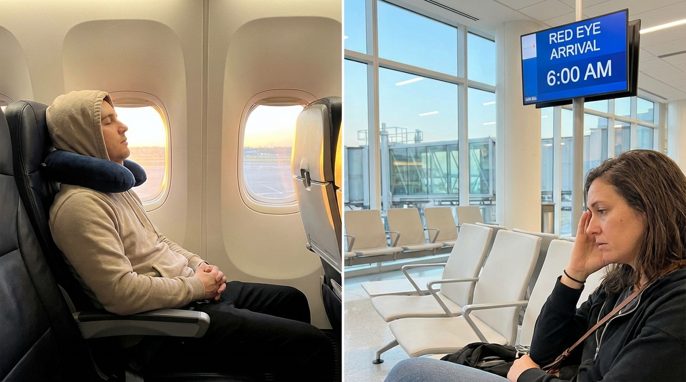 Red Eye Flights: Pros and Cons