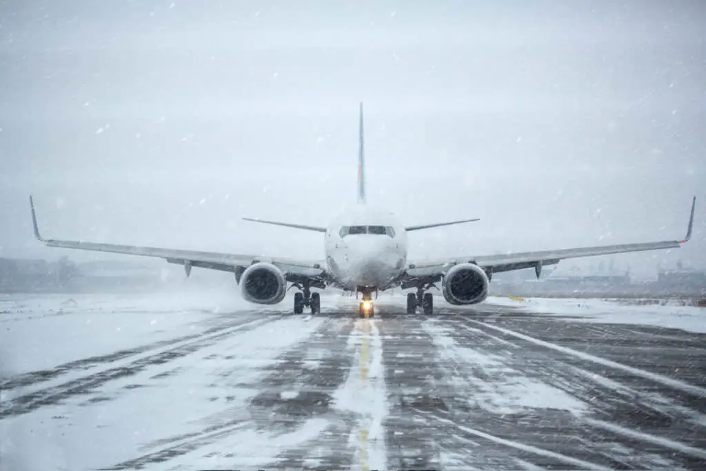 Can Planes Fly In Rain Snow Runway